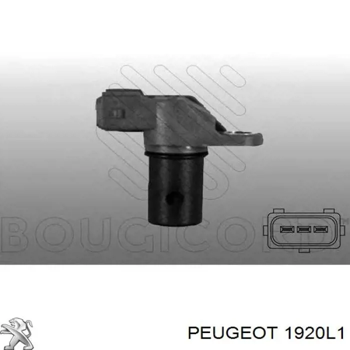 Sensor de árbol de levas 1920L1 Peugeot/Citroen