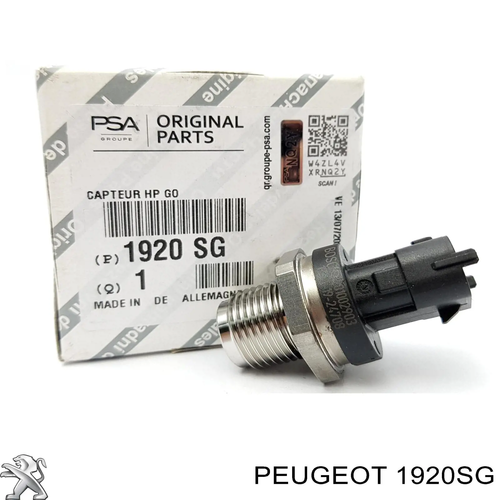 1920SG Peugeot/Citroen sensor de presión de combustible