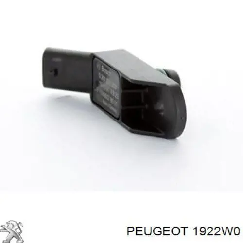 Sensor de presión del aire de admisión Peugeot/Citroen 1922W0