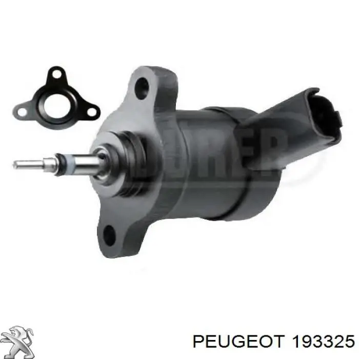Válvula reguladora de presión del sistema common rail 193325 Peugeot/Citroen