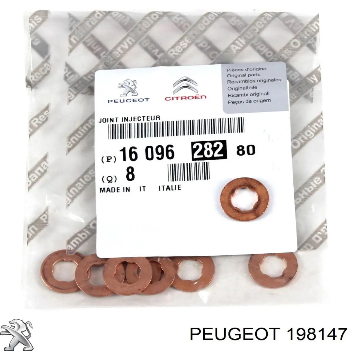 Comprar 198147 Peugeot/Citroen Kit de reparación del inyector
