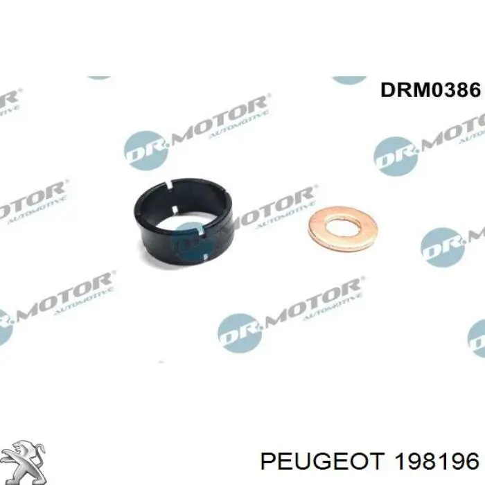 Arandela de asiento del inyector Peugeot/Citroen 198196 precio, desde 1,33 EUR