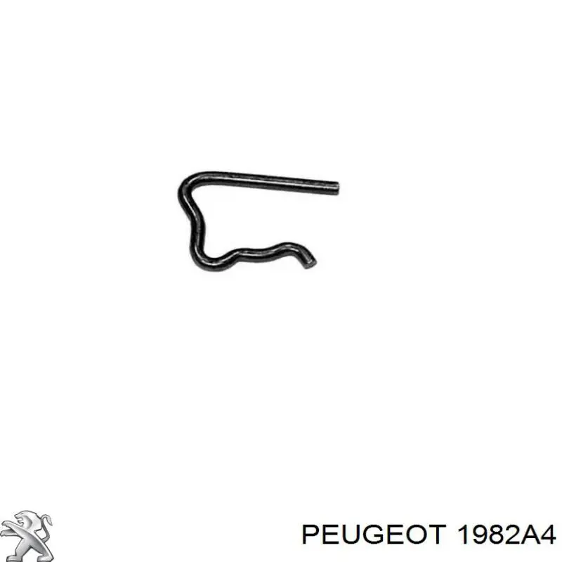 Soporte para fijar los tubos de retorno de los inyectores para Peugeot 407 (6D)
