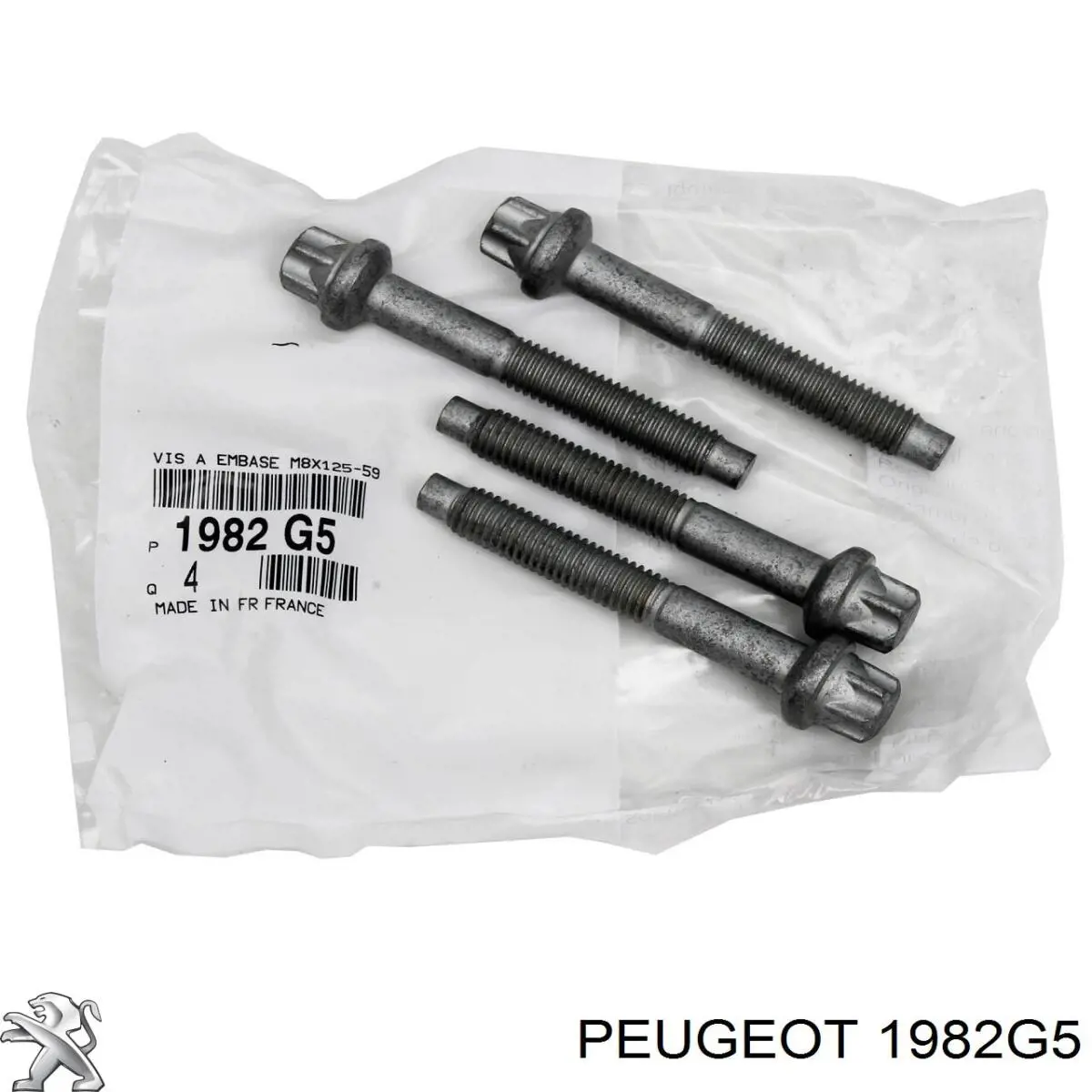 1982G5 Peugeot/Citroen Tornillo de fijación del inyector