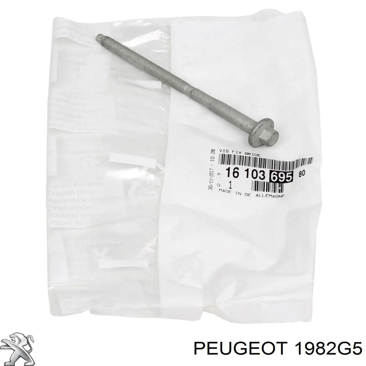 Comprar 1982G5 Peugeot/Citroen Tornillo de fijación del inyector