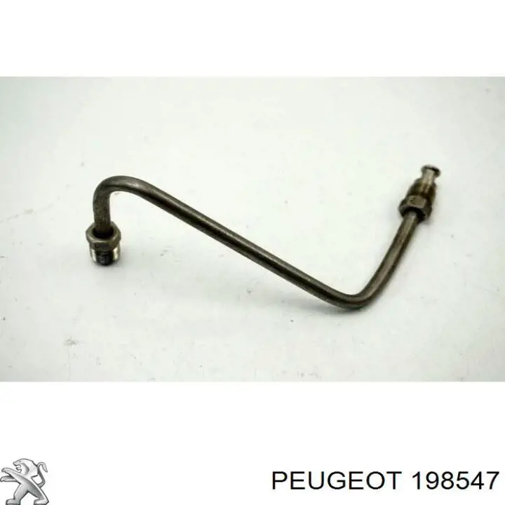 Tubo de combustible de la bomba de alta presión al riel de combustible 198547 Peugeot/Citroen