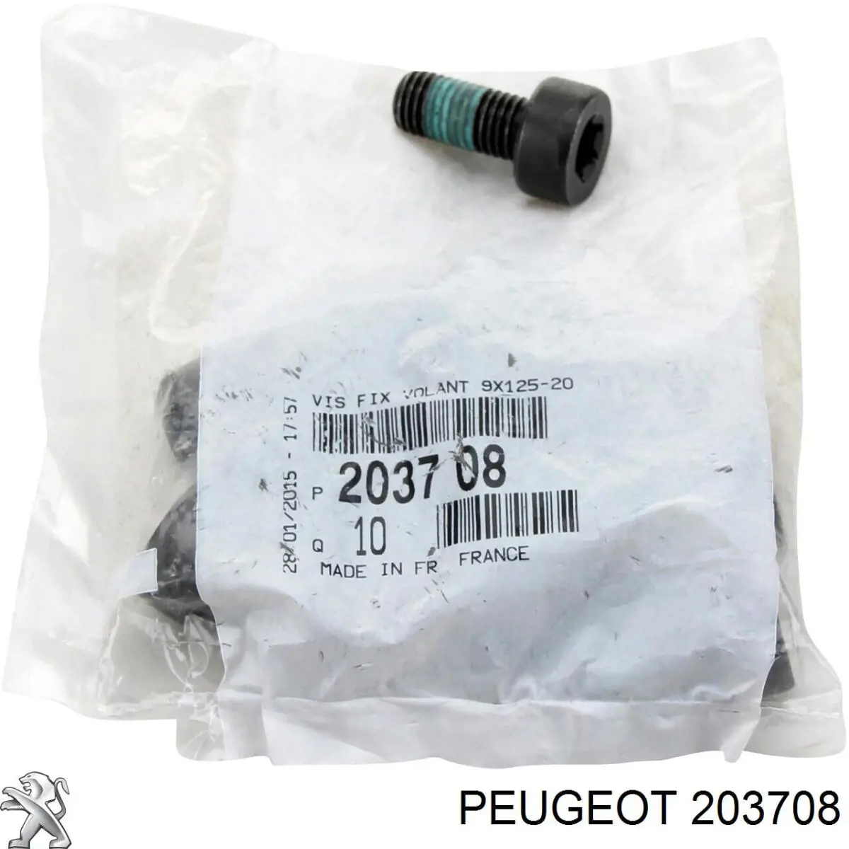 Comprar 203708 Peugeot/Citroen Perno de volante de inercia