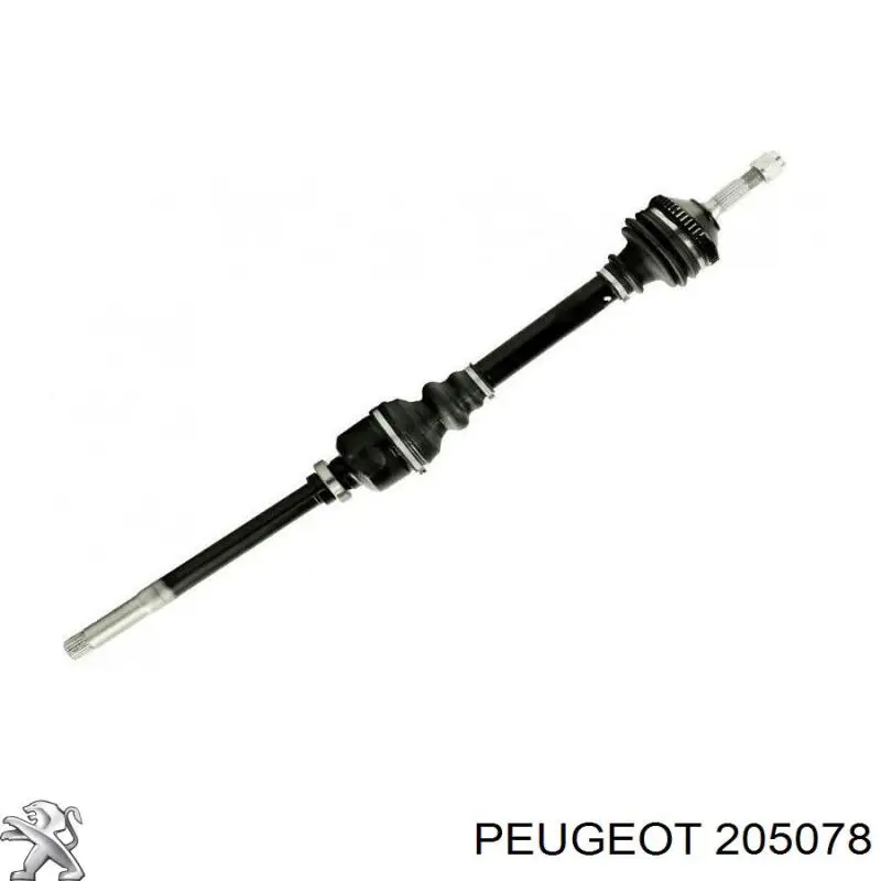 205078 Peugeot/Citroen kit de embrague (3 partes)