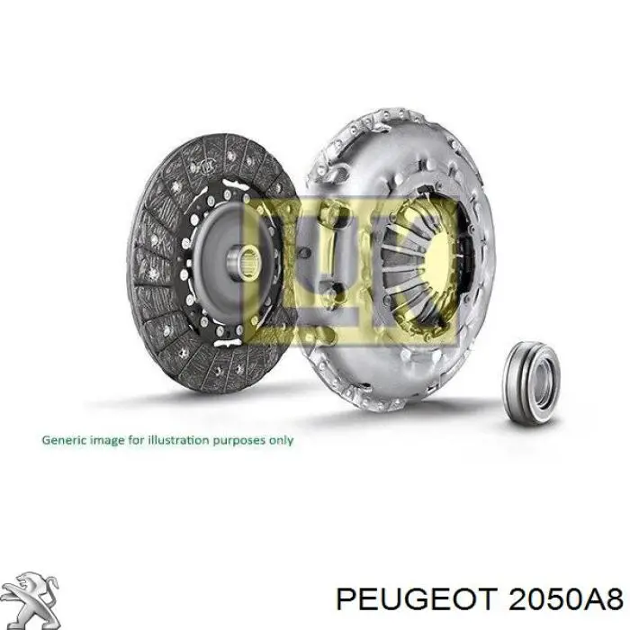 2050A8 Peugeot/Citroen kit de embrague (3 partes)