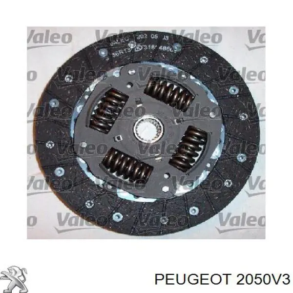 2050V3 Peugeot/Citroen kit de embrague (3 partes)