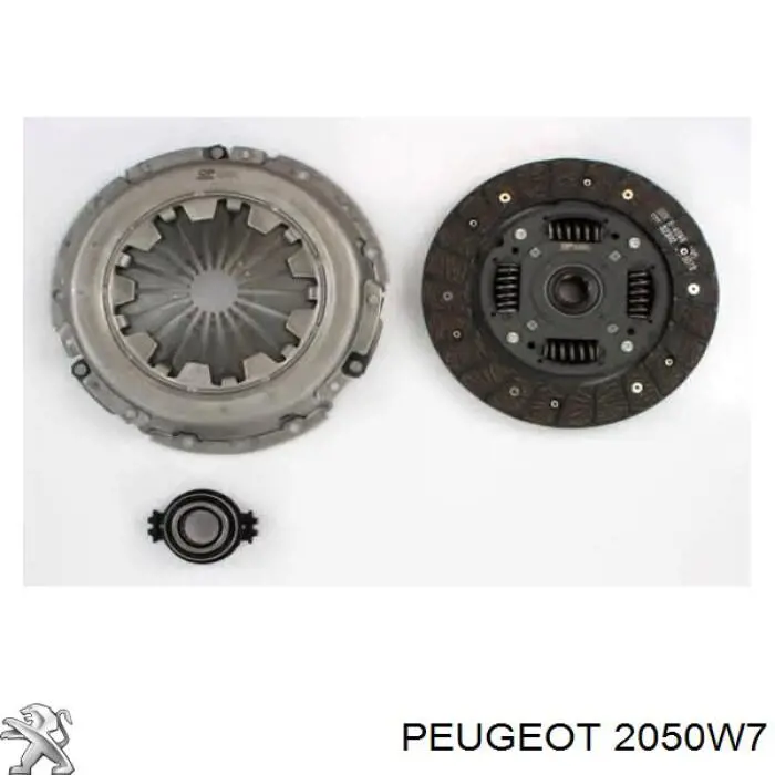 2050W7 Peugeot/Citroen kit de embrague (3 partes)