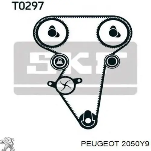 2050Y9 Peugeot/Citroen embrague