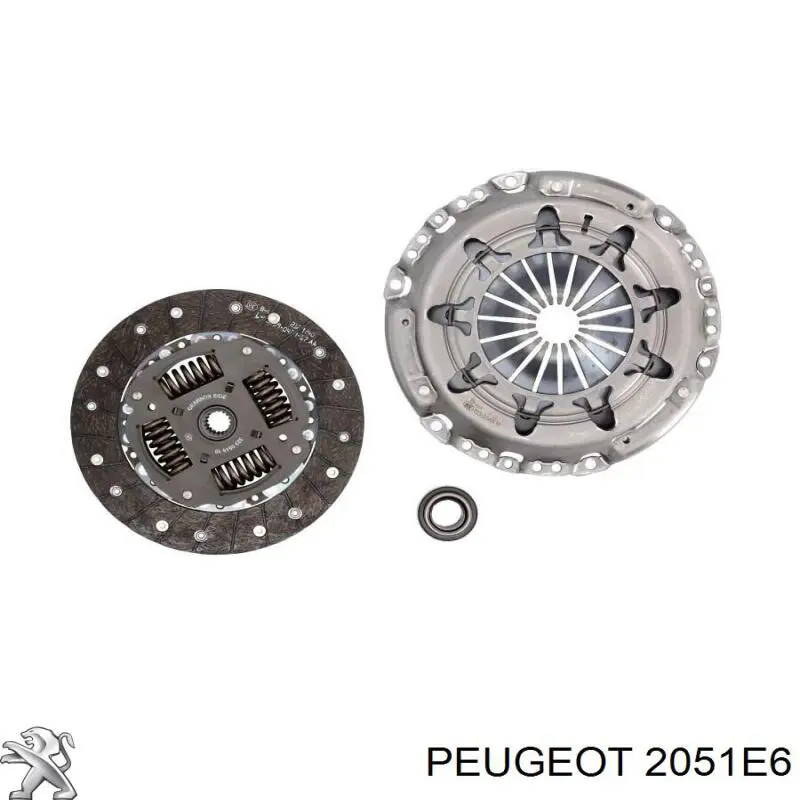 2051E6 Peugeot/Citroen Embrague motor