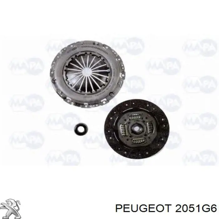 Comprar 2051G6 Peugeot/Citroen Kit de embrague completo
