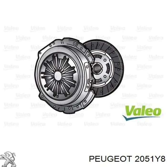 Mecanismo de embrague Peugeot/Citroen 2051Y8 precio, desde 127,44 EUR