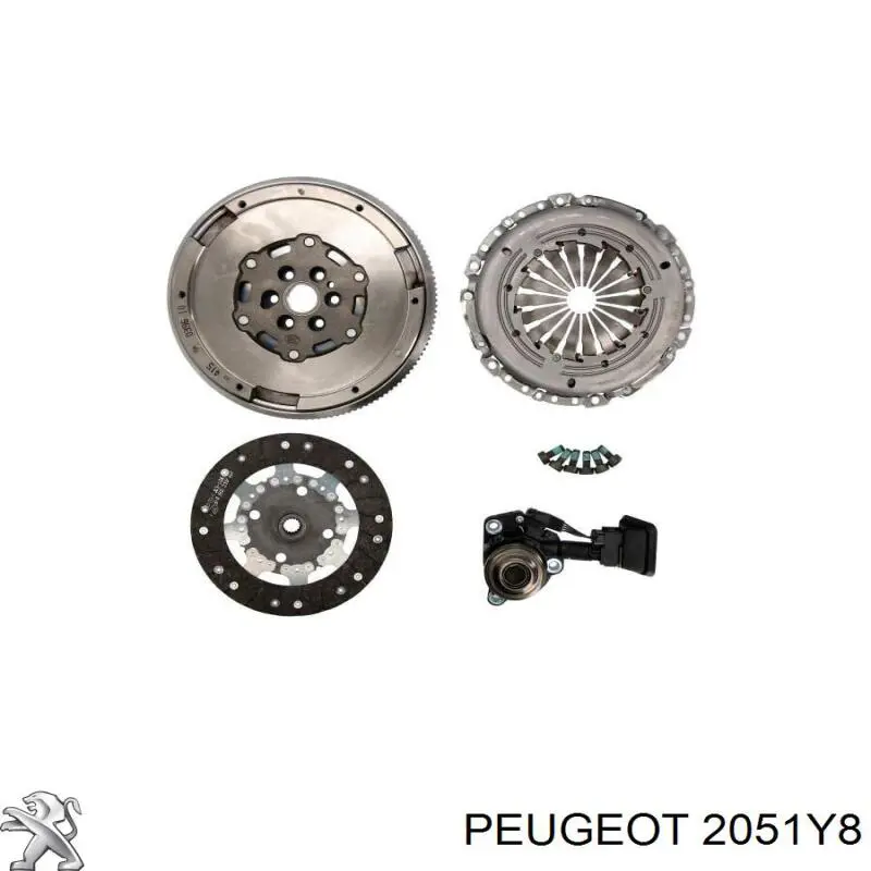 Comprar 2051Y8 Peugeot/Citroen Kit de embrague completo