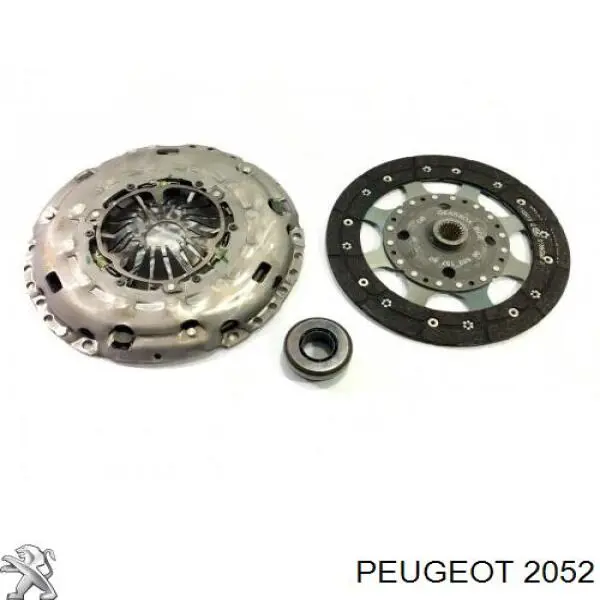 2052 Peugeot/Citroen kit de embrague (3 partes)