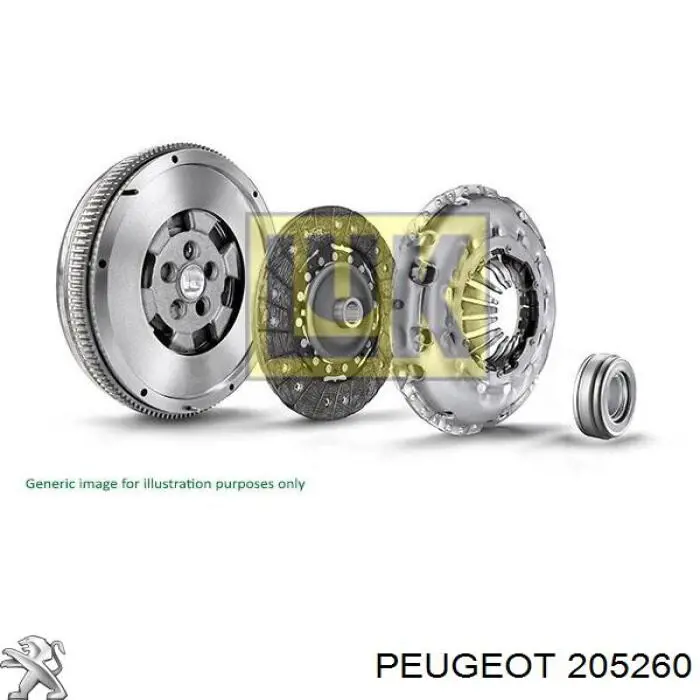 205260 Peugeot/Citroen embrague