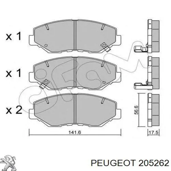 205262 Peugeot/Citroen embrague
