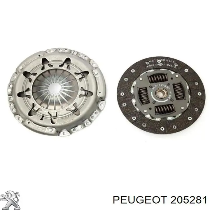 205281 Peugeot/Citroen embrague