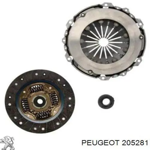 Comprar 205281 Peugeot/Citroen Kit de embrague completo