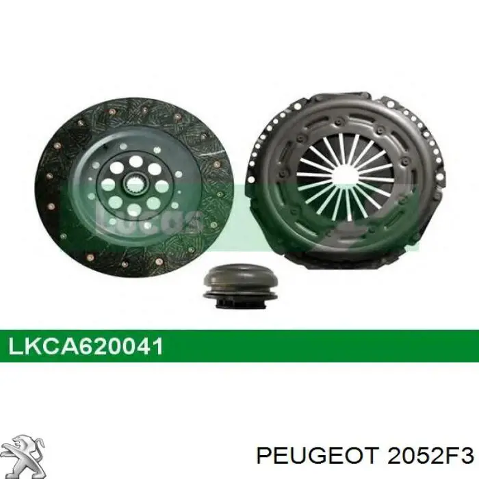 Mecanismo de embrague Peugeot/Citroen 2052F3 precio, desde 100,41 EUR
