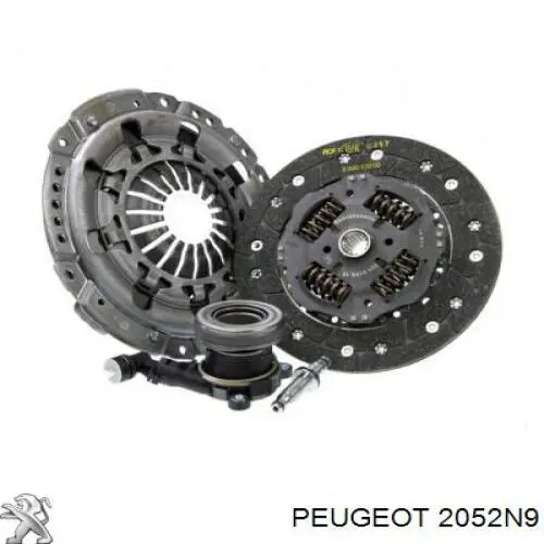 2052N9 Peugeot/Citroen kit de embrague (3 partes)