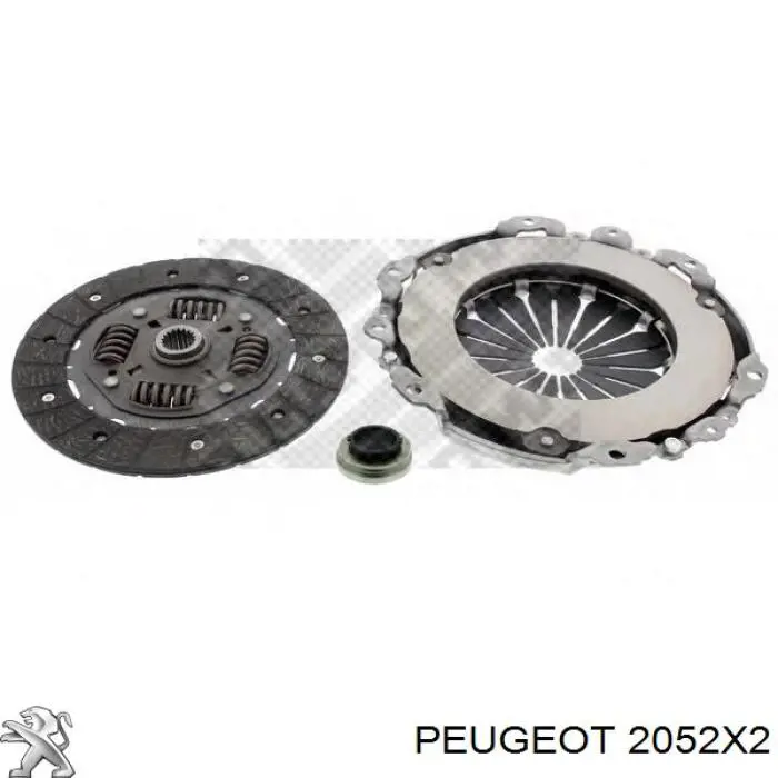 2052X2 Peugeot/Citroen kit de embrague (3 partes)