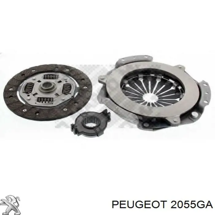2055GA Peugeot/Citroen disco de embrague
