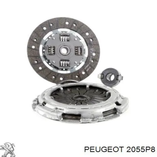 2055P8 Peugeot/Citroen disco de embrague