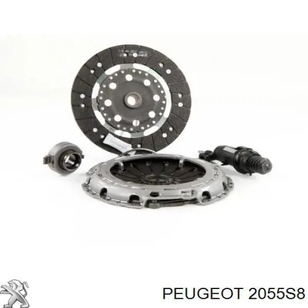 2055S8 Peugeot/Citroen disco de embrague