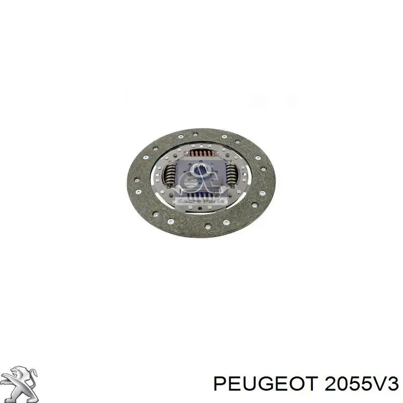 2055V3 Peugeot/Citroen disco de embrague