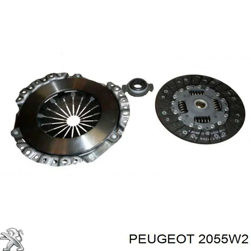 2055W2 Peugeot/Citroen disco de embrague