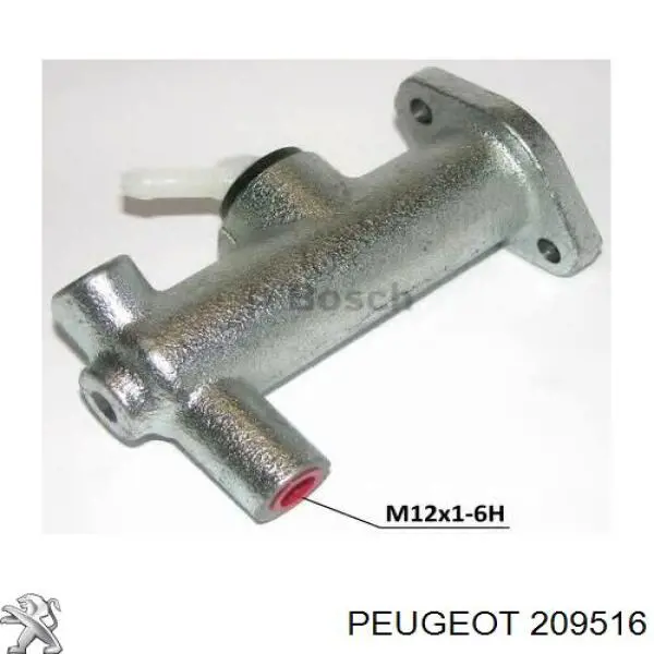 209516 Peugeot/Citroen Cilindro maestro de clutch