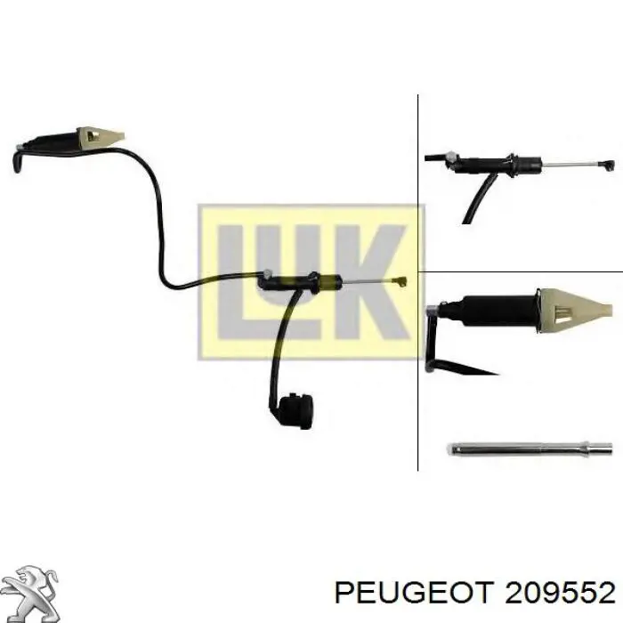 Cilindro de embrague Peugeot/Citroen 209552 precio, desde 355,12 EUR