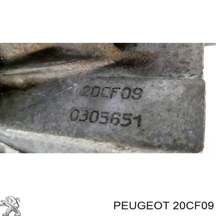 Caja de cambios 20CF09 Peugeot/Citroen