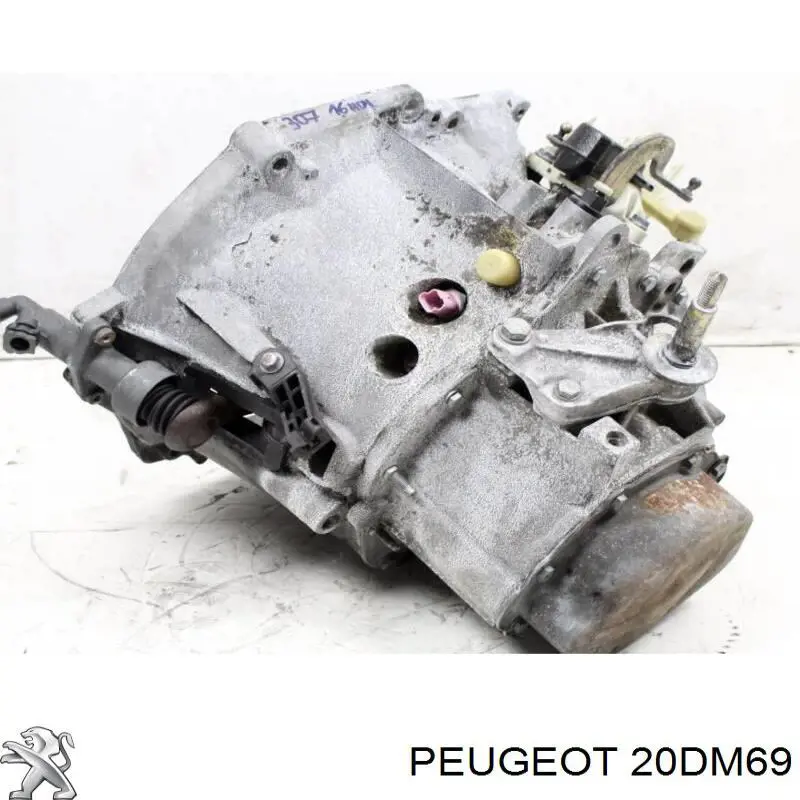 Caja de cambios mecánica, completa para Peugeot 207 (WK)