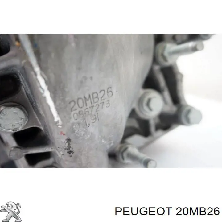 Caja de cambios 20MB26 Peugeot/Citroen