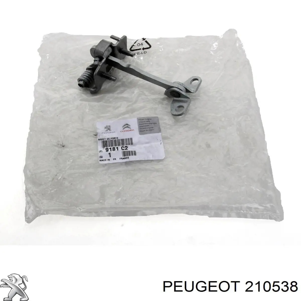 210538 Peugeot/Citroen guía de directa de caja de cambios