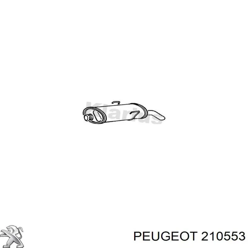Guía del cojinete de desembrague 210553 Peugeot/Citroen