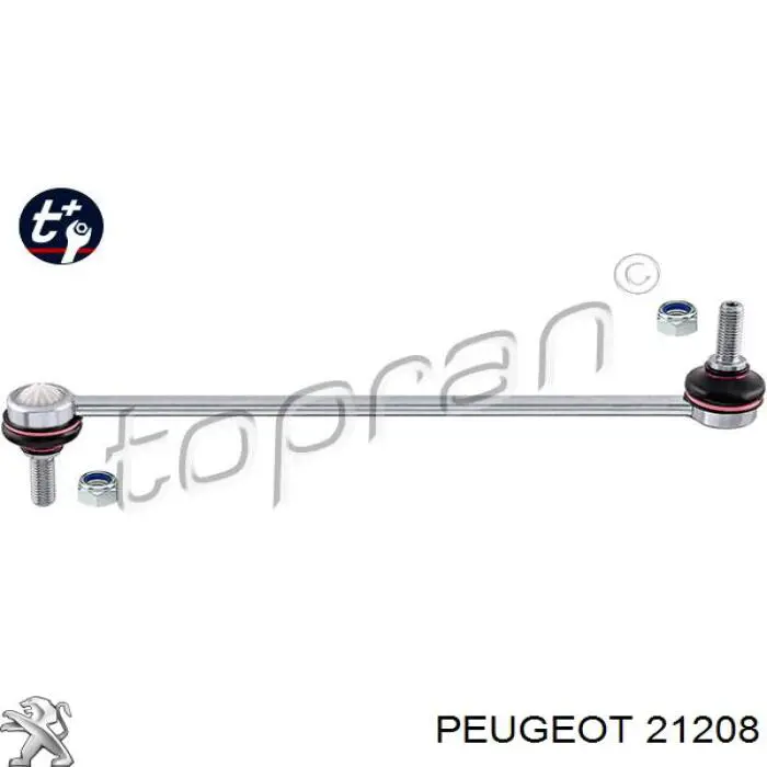 21208 Peugeot/Citroen pastillas de freno delanteras