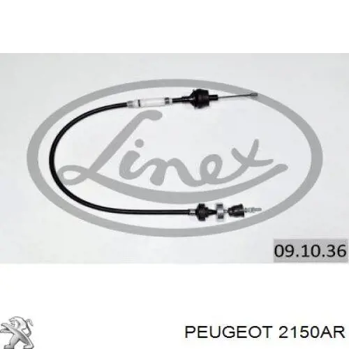 Cable de embrague Peugeot/Citroen 2150AR precio, desde 22,64 EUR
