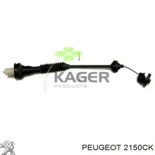 2150CK Peugeot/Citroen cable de embrague