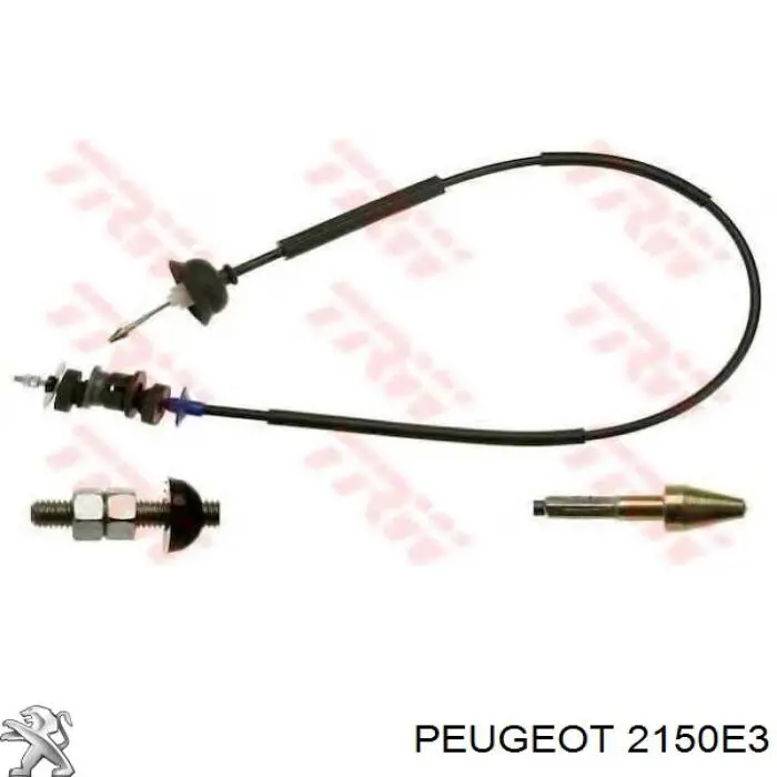 2150E3 Peugeot/Citroen cable de embrague