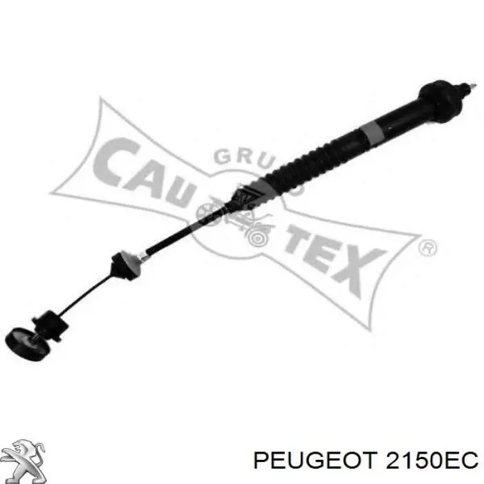 2150EC Peugeot/Citroen cable de embrague