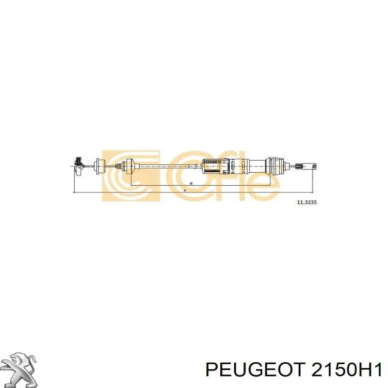 Cable de embrague 2150H1 Peugeot/Citroen