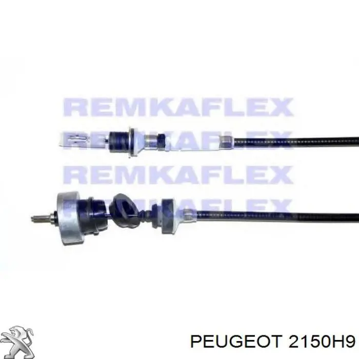 2150H9 Peugeot/Citroen cable de embrague