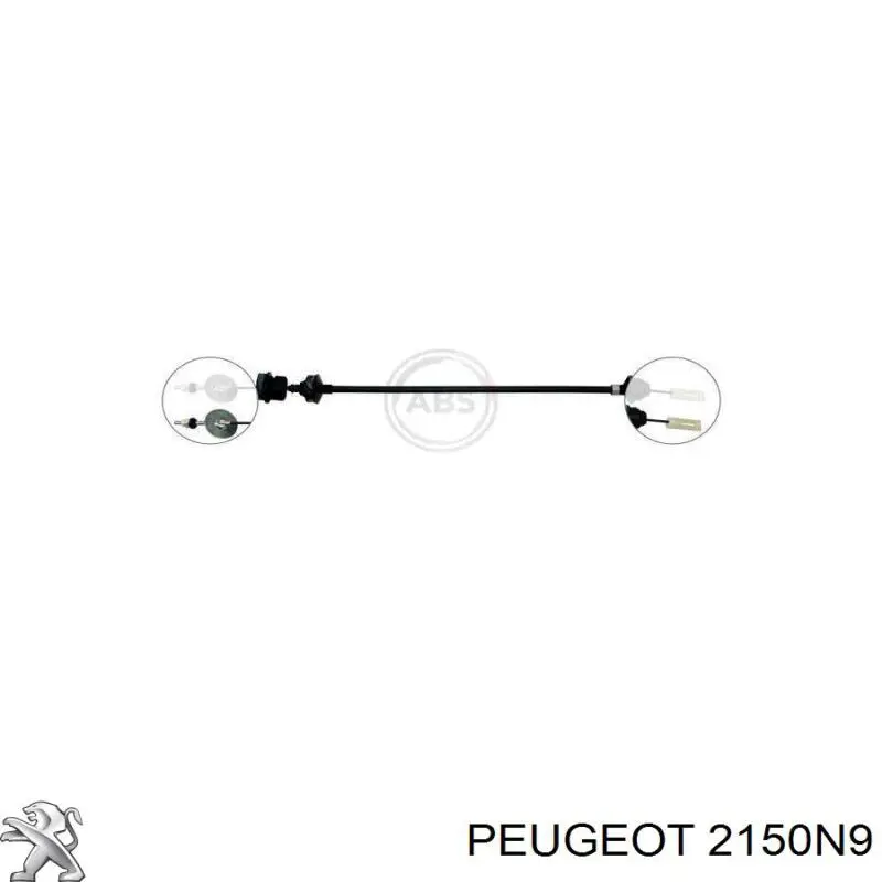 Comprar 2150N9 Peugeot/Citroen Cable de embrague
