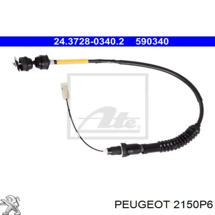 Cable de embrague Peugeot/Citroen 2150P6 precio, desde 30,85 EUR