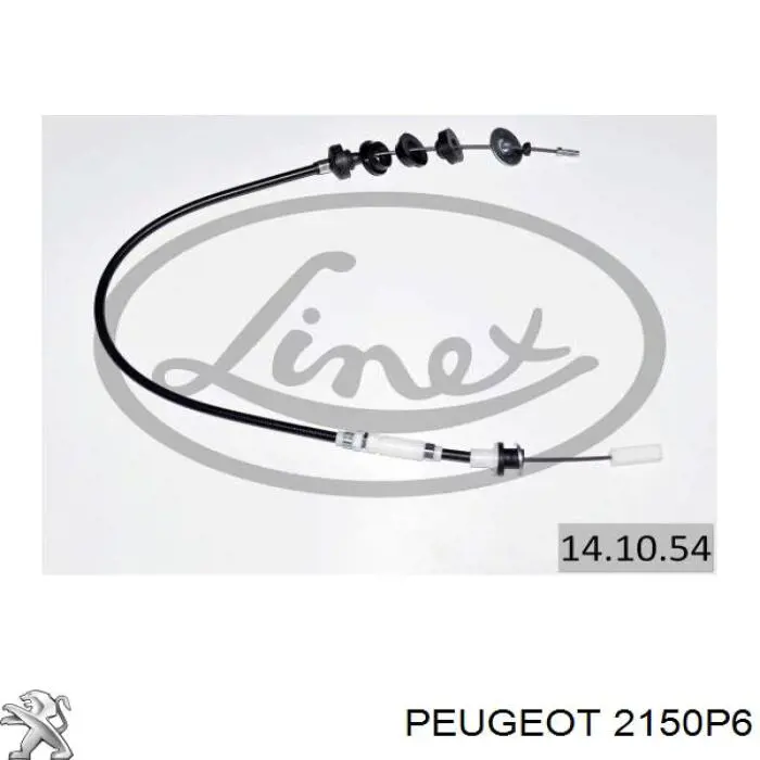 Comprar 2150P6 Peugeot/Citroen Cable de embrague